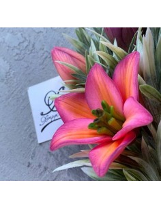Silicone mold Lily flower 2
