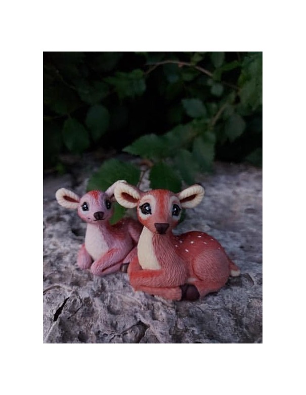 Silicone mold Forest Deer