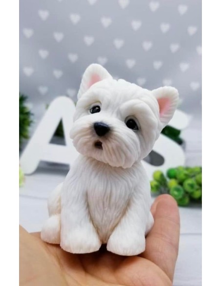 Silicone mold Blond Dog