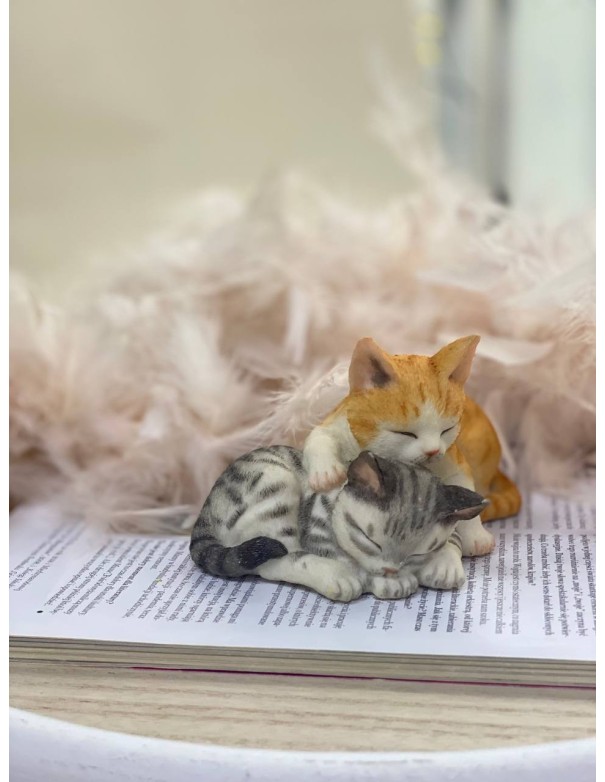 Silicone mold Sleeping cats